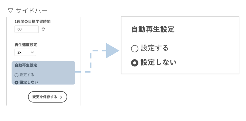自動再生設定